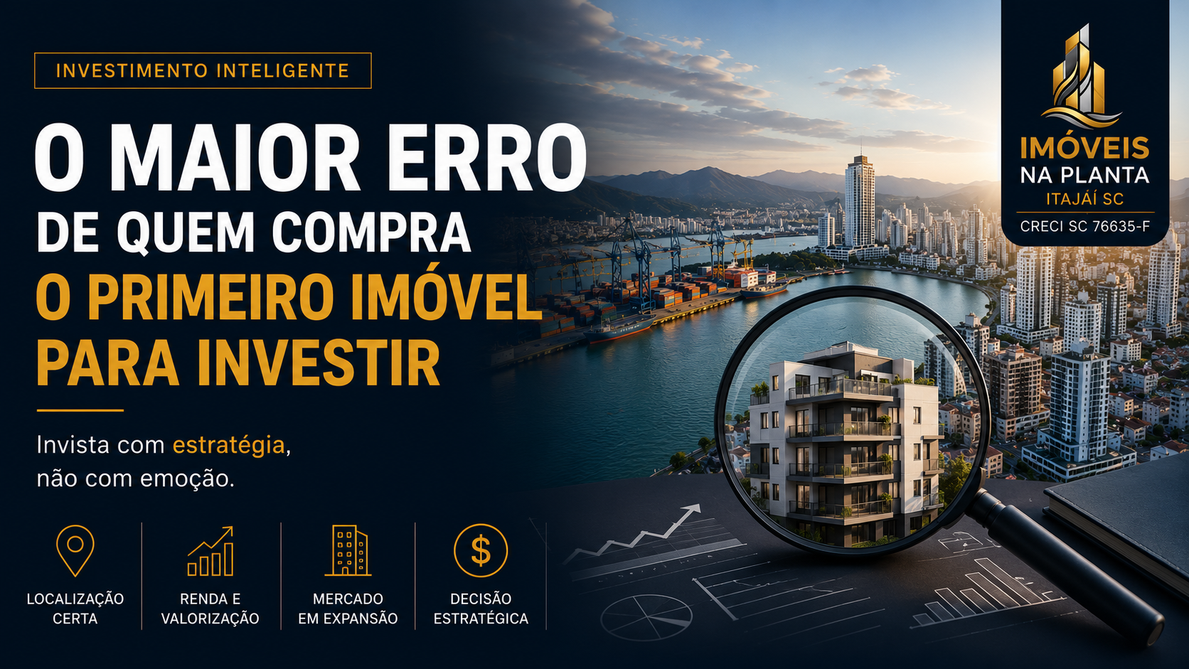 O Maior Erro de quem compra o Primeiro Imóvel para investir em Itajaí - SC.